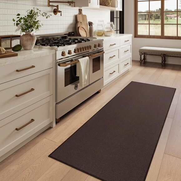 Runner Rug Non Slip, Washable Mat, Anti Fatigue (Brown, 31''x71'') - Picture 5 of 5